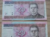 2007 metų 20 litų