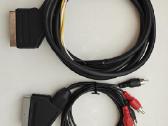 4x Rca - Scart kabeliai