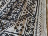 Senovinė rankų darbo lovatiesė su vilna - nuotraukos Nr. 11