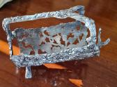 Senovinis melchiorinis stovas buteliui - nuotraukos Nr. 3