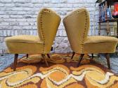 Vintažiniai mid century coctail st.foteliai
