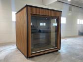 Lauko pirtis - moduline sauna Luxury 2.3x2.3m