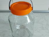 Naujas 2,5 l. stiklainis/indas