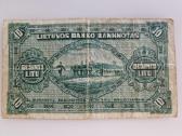 10 litų banknotas, 1927 m. - nuotraukos Nr. 2