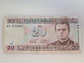 20 litų, Replacement, 1993 m. - nuotraukos Nr. 2