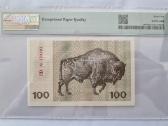 100 talonų 1991 metų Pmg65. - nuotraukos Nr. 2