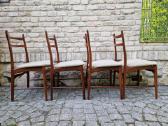Vintažinės mid century autorinės tikmedžio kėdės - nuotraukos Nr. 3