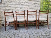 Vintažinės mid century autorinės tikmedžio kėdės - nuotraukos Nr. 4