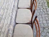 Vintažinės mid century autorinės tikmedžio kėdės - nuotraukos Nr. 5