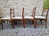 Vintažinės mid century autorinės tikmedžio kėdės - nuotraukos Nr. 6