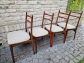 Vintažinės mid century autorinės tikmedžio kėdės - nuotraukos Nr. 7