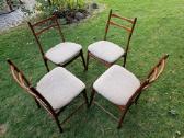 Vintažinės mid century autorinės tikmedžio kėdės - nuotraukos Nr. 8
