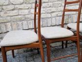 Vintažinės mid century autorinės tikmedžio kėdės - nuotraukos Nr. 9