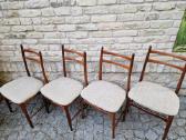 Vintažinės mid century autorinės tikmedžio kėdės - nuotraukos Nr. 12