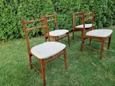 Vintažinės mid century autorinės tikmedžio kėdės - nuotraukos Nr. 23