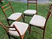 Vintažinės mid century autorinės tikmedžio kėdės - nuotraukos Nr. 24