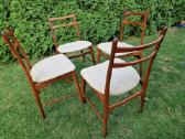 Vintažinės mid century autorinės tikmedžio kėdės - nuotraukos Nr. 27