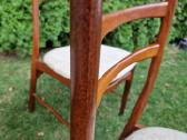 Vintažinės mid century autorinės tikmedžio kėdės - nuotraukos Nr. 35