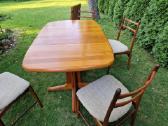 Vintažinis mid century tikmedžio masyvo stalas - nuotraukos Nr. 17