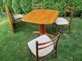 Vintažinis mid century tikmedžio masyvo stalas - nuotraukos Nr. 28