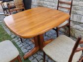 Vintažinis mid century tikmedžio masyvo stalas - nuotraukos Nr. 31