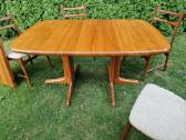 Vintažinis mid century tikmedžio masyvo stalas - nuotraukos Nr. 35