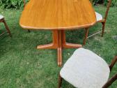 Vintažinis mid century tikmedžio masyvo stalas - nuotraukos Nr. 37