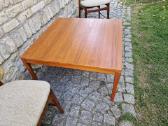 Vintažinis mid century tikmedžio kavos staliukas - nuotraukos Nr. 12