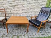 Vintažinis mid century tikmedžio kavos staliukas - nuotraukos Nr. 6