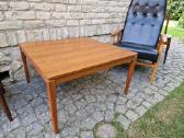 Vintažinis mid century tikmedžio kavos staliukas - nuotraukos Nr. 14