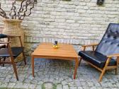 Vintažinis mid century tikmedžio kavos staliukas - nuotraukos Nr. 3