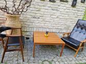 Vintažinis mid century tikmedžio kavos staliukas - nuotraukos Nr. 29