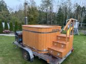 Mobilaus kubilo nuoma su LED ir Jacuzzi