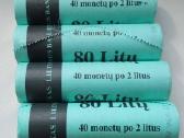 2 Lt gamtos ir žmogaus kūriniams ritinėliai 4 vnt. - nuotraukos Nr. 2