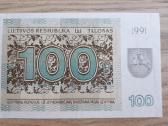 1991 metų 50 talonų Stumbras Unc