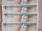 1993 metų 1 lito banknotai Žemaitės