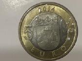 Parduodu 2012-2014m. Suomijos 5€ progines monetas - nuotraukos Nr. 12