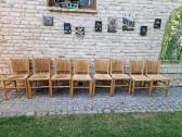 Vintažinės mid century tiko ir pintų meldų kėdės - nuotraukos Nr. 36
