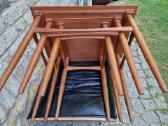 Vintažiniai mid century tikmedžio staliukai - nuotraukos Nr. 8