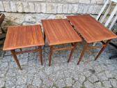 Vintažiniai mid century tikmedžio staliukai - nuotraukos Nr. 12