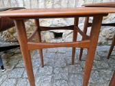 Vintažiniai mid century tikmedžio staliukai - nuotraukos Nr. 14