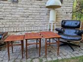 Vintažiniai mid century tikmedžio staliukai - nuotraukos Nr. 17