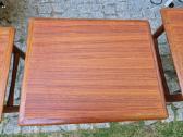 Vintažiniai mid century tikmedžio staliukai - nuotraukos Nr. 20