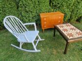 Vintažinis mid century supamas krėslas - nuotraukos Nr. 5