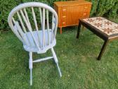 Vintažinis mid century supamas krėslas - nuotraukos Nr. 11