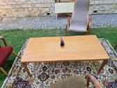 Vintažinis mid century ąžuolinis kavos staliukas - nuotraukos Nr. 13