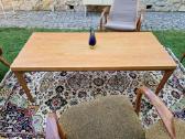 Vintažinis mid century ąžuolinis kavos staliukas - nuotraukos Nr. 15
