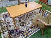 Vintažinis mid century ąžuolinis kavos staliukas - nuotraukos Nr. 17