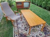 Vintažinis mid century ąžuolinis kavos staliukas - nuotraukos Nr. 29
