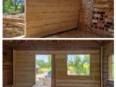Senų namų rąstų keitimas ir pamatų atnaujinimas - nuotraukos Nr. 38